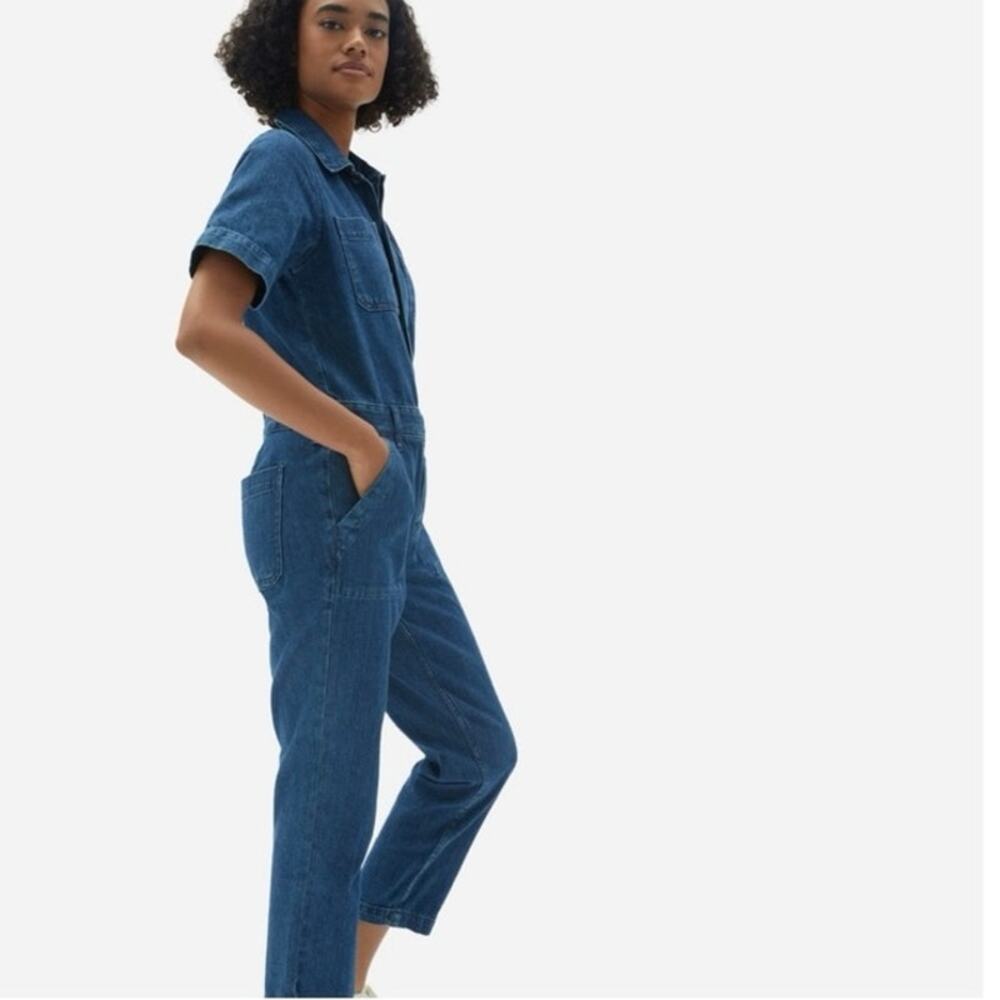 Everlane Supersoft Jean Coverall / Denim Utility Jumpsuit
Size: 2